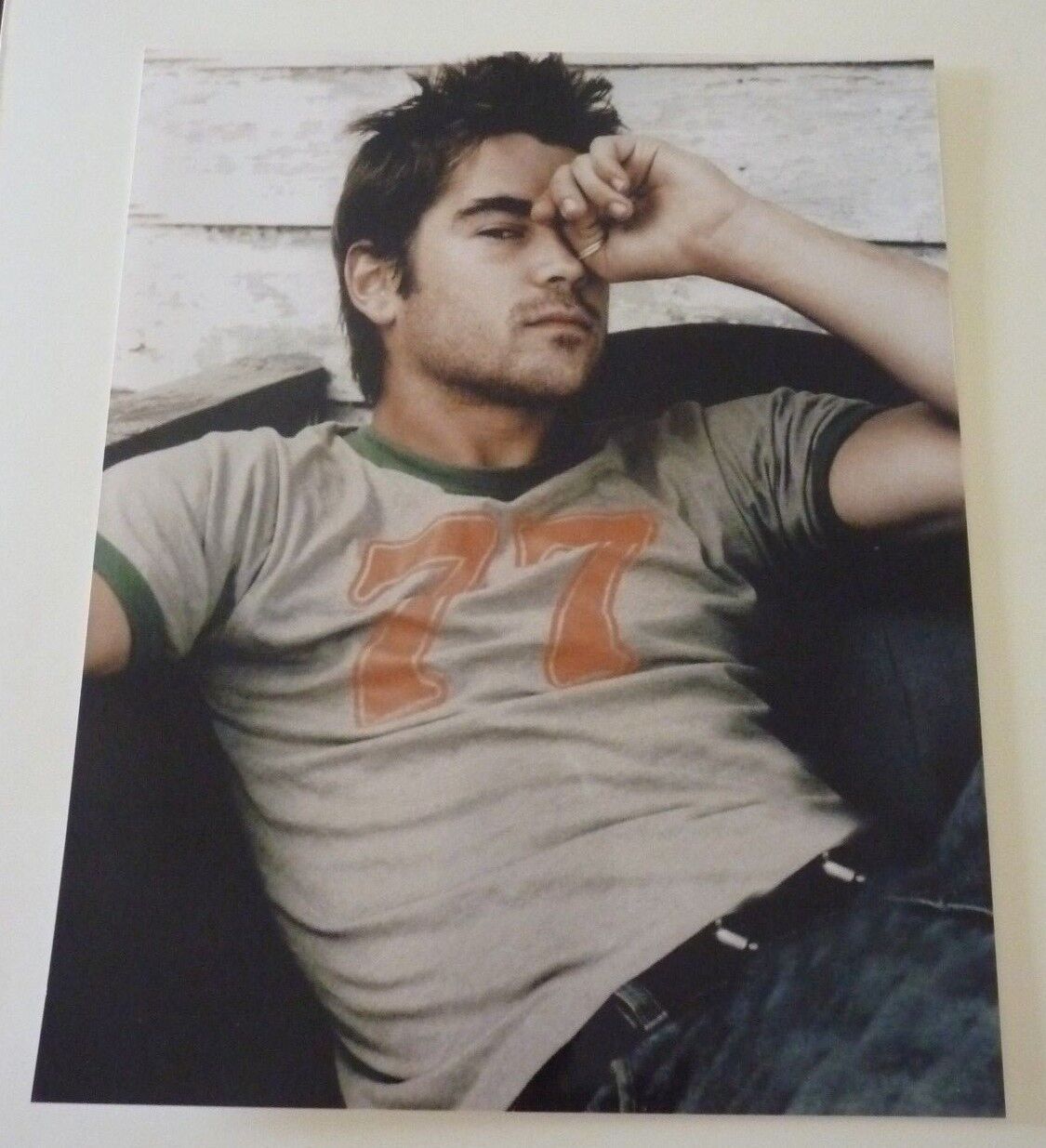 Colin Farrell Actor Sexy 8x10 Color Promo Photo Poster painting