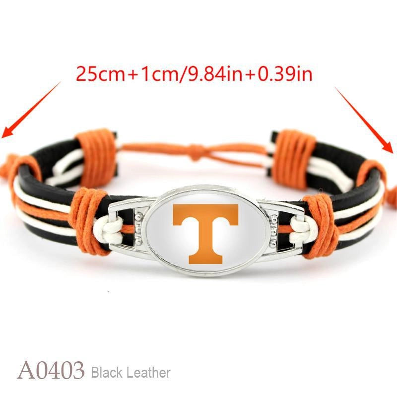 3 Pieces Popular 32 Nfl Professional Rugby League National Football League Genuine Leather Bracelets
