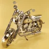 Creative stainless steel motorcycle DIY assembled model kit crafts exquisitely crafted motorcycle model gifts