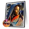 Diamond Painting-Full Round Drill Indian Woman