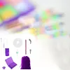 Elektrisches Vakuum Diamond Painting Stift Kit DIY Diamond Art Werkzeuge (lila e Set)
