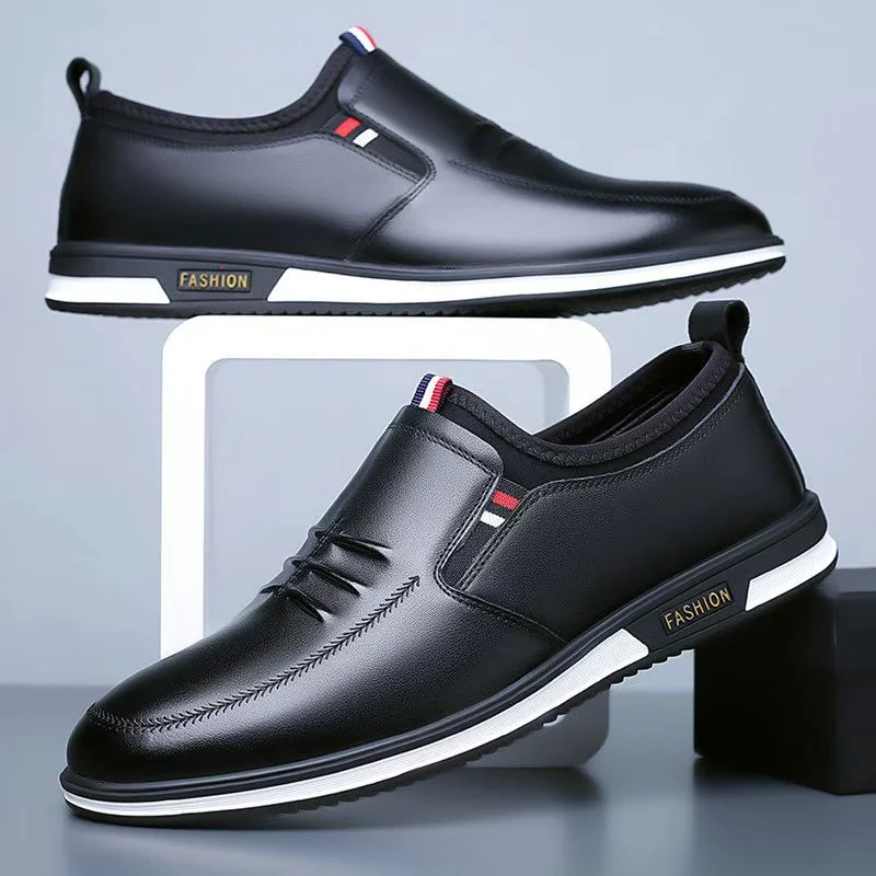 Letclo™ New Men's Casual Leather Shoes letclo Letclo