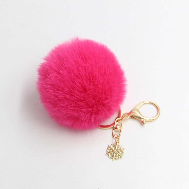 Plush Round Bag Charms