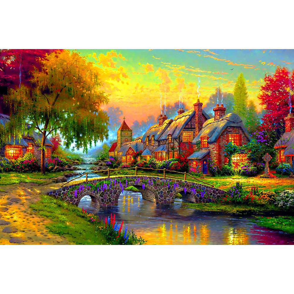 

Fairy Town - 1000 Pieces Jigsaw Puzzle, 501 Original