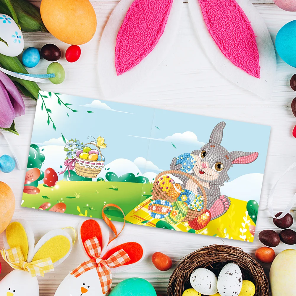 8pcs Diamond Painting Greeting Festival Cards Special Shaped Drill