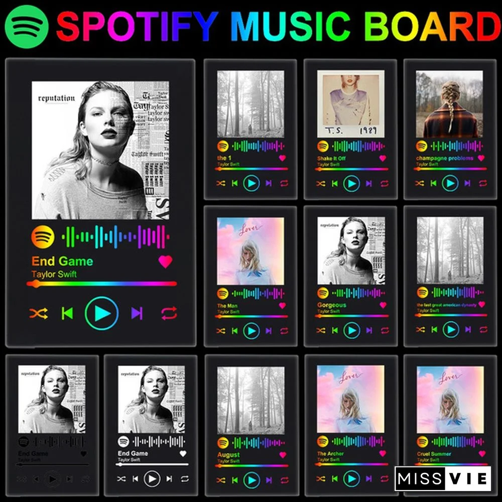 Famous British Male Singer Spotify Code Acrylic Music Board Acrylic Wall Poster Painting Spotify Scan Code Song Music Acrylic Plate Anniversary Music Plaque Anniversary Gift