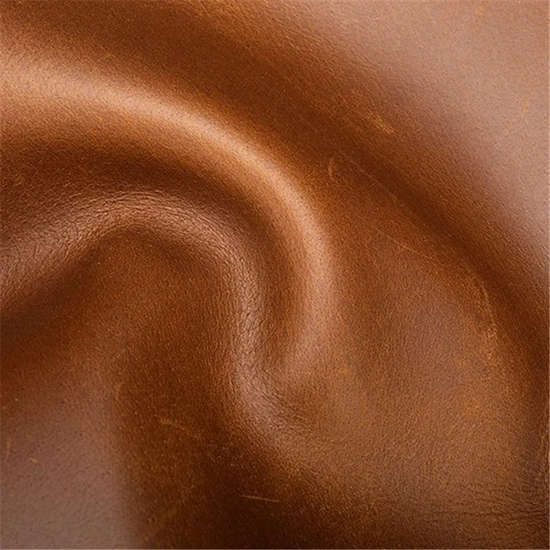 Vintage Style Leather Large Capacity Business Handbag Crossbody Bag