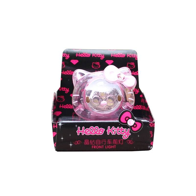Hello Kitty Head-shape Crystal Diamond Bicycle LED Headlight A Cute Shop - Inspired by You For The Cute Soul 