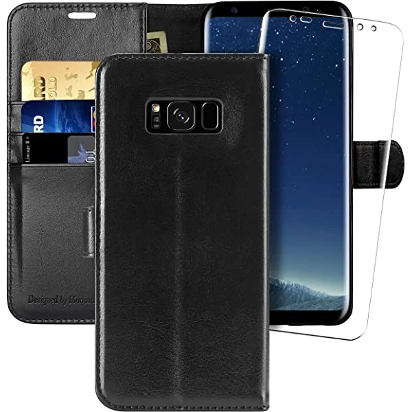 MONASAY Samsung Galaxy S8 Wallet Case, 5.8-inch