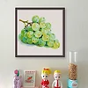 Food Series: Grapes-14CT Stamped Cross Stitch Egyptian Cotton 50*50cm/19.69*19.69in tapestrymarket