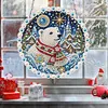 Winter Polar Bear DIY Diamond Painting Pendant for Adults Single-Side Drill