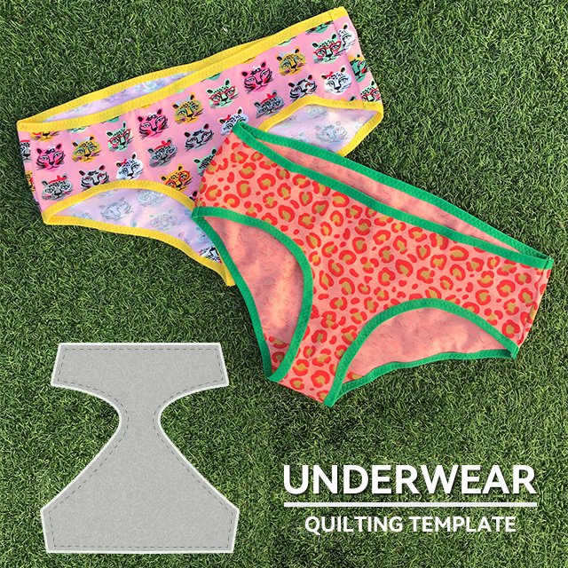 DIY Panties TemplateThe beauty of the DIY Panties is its simplicity