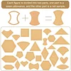 54pcs Patchwork Quilting Pattern Templates