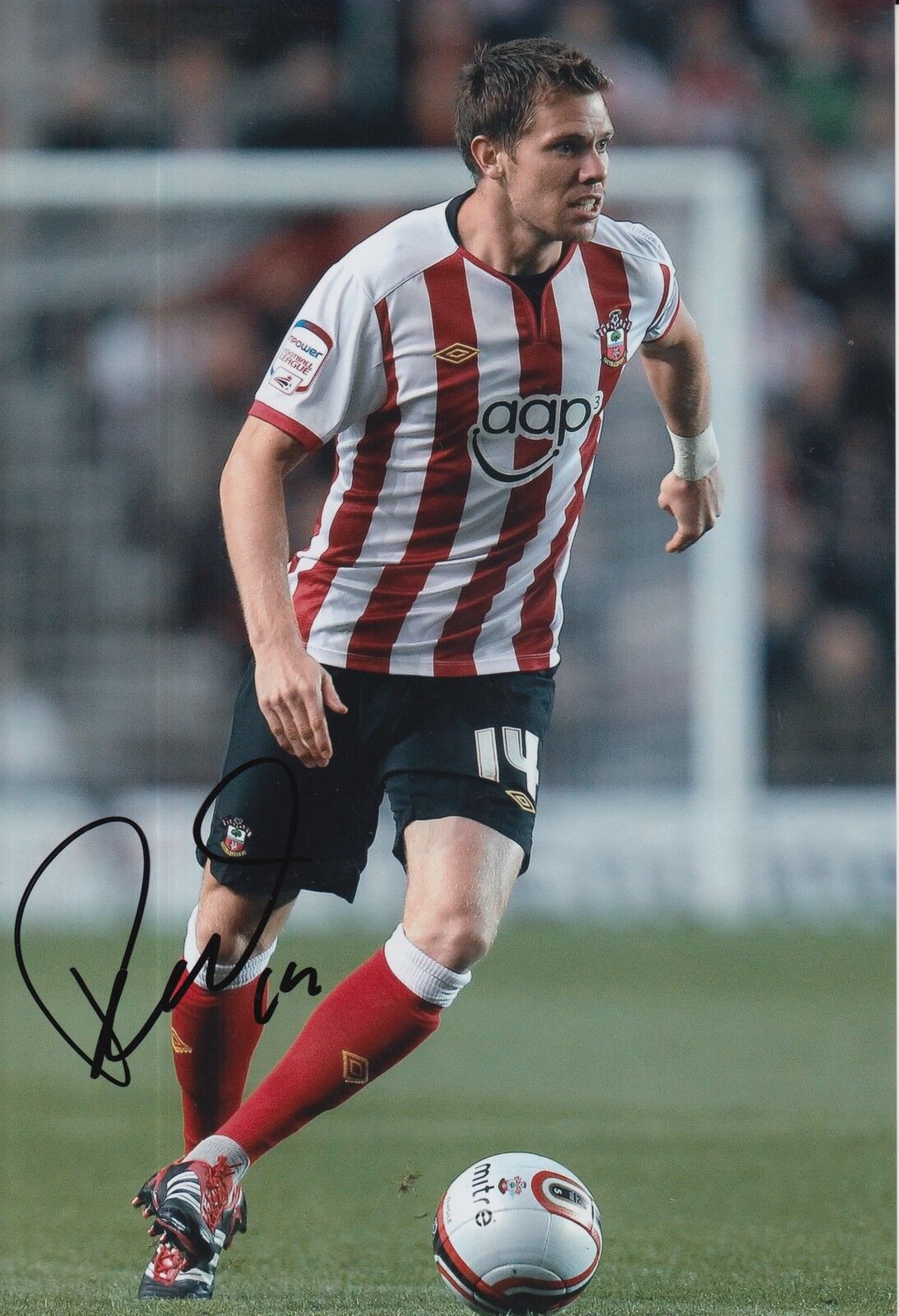 SOUTHAMPTON HAND SIGNED DEAN HAMMOND 12X8 Photo Poster painting.