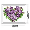 Rose - 9CT Partial Beaded Cross Stitch Kit(39x33cm)