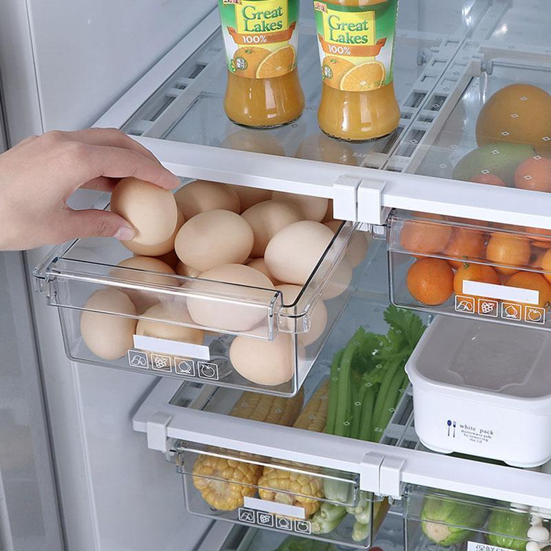 Retractable Refrigerator Storage Drawer