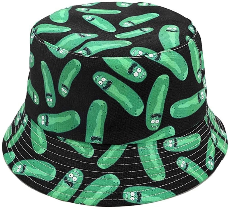 Fruit Printed Fisherman Hat Men’s Basin Hat Women’s Outdoor Sun Hat Double-sided Wearing Hat Trendy