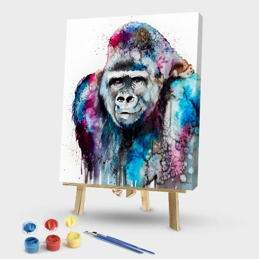 

40*50CM Paint By Numbers-Chimpanzee, 501 Original