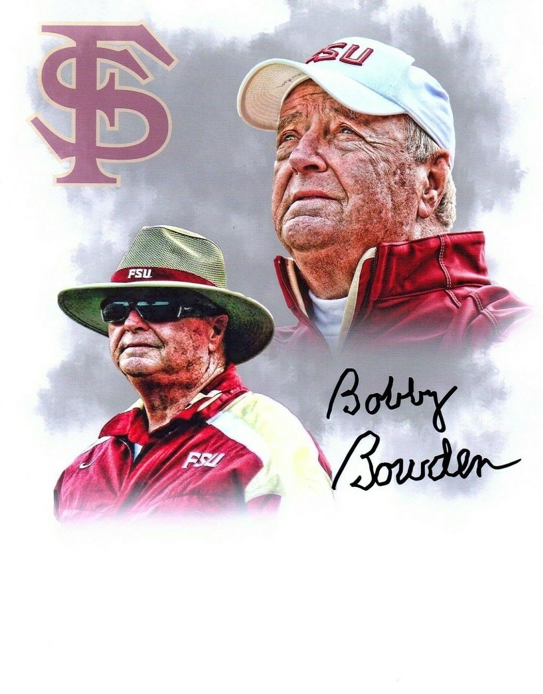 Bobby Bowden Florida State Seminoles signed autographed 8x10 football Photo Poster painting e