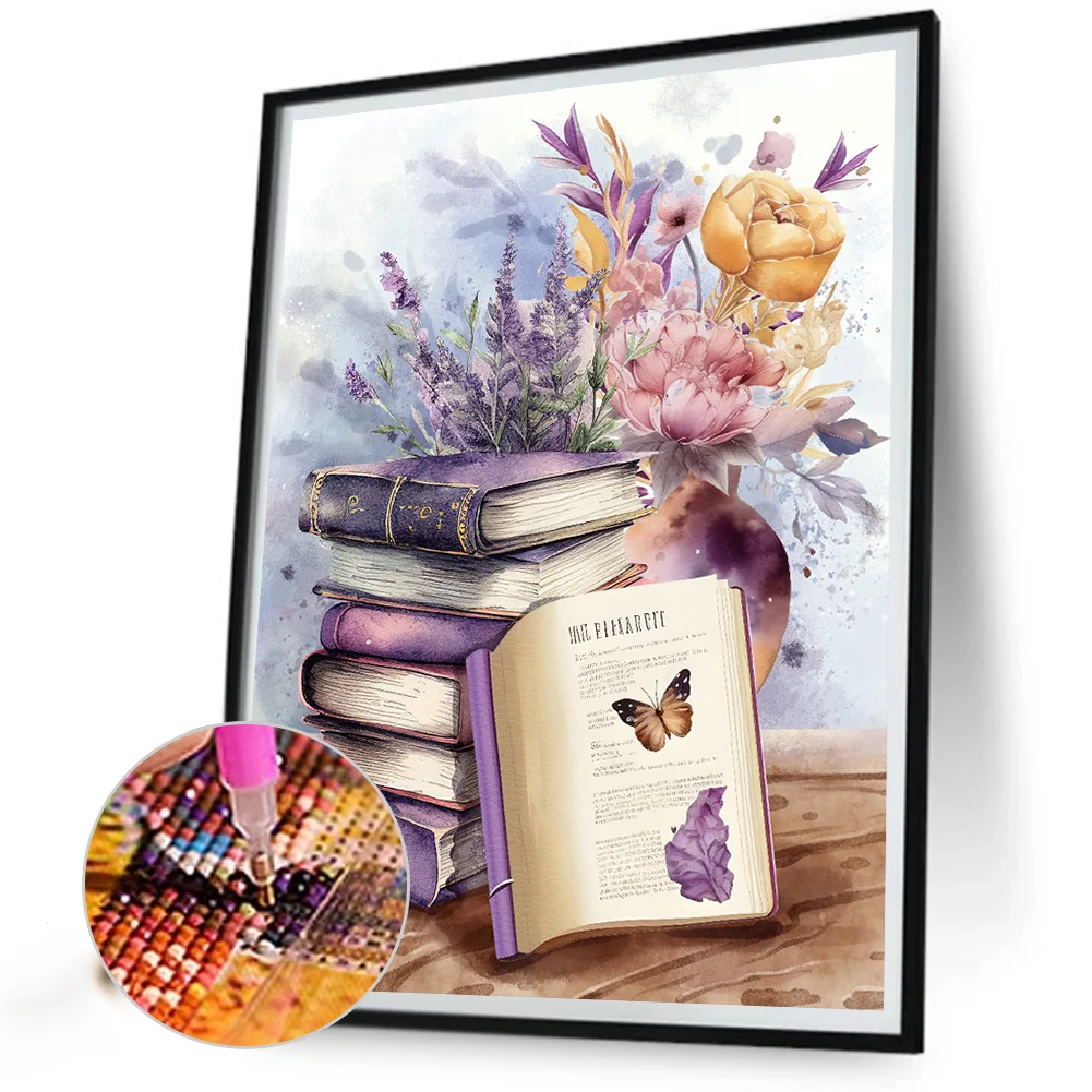 Diamond Painting - Full Round Drill - Lavender(30*40cm)