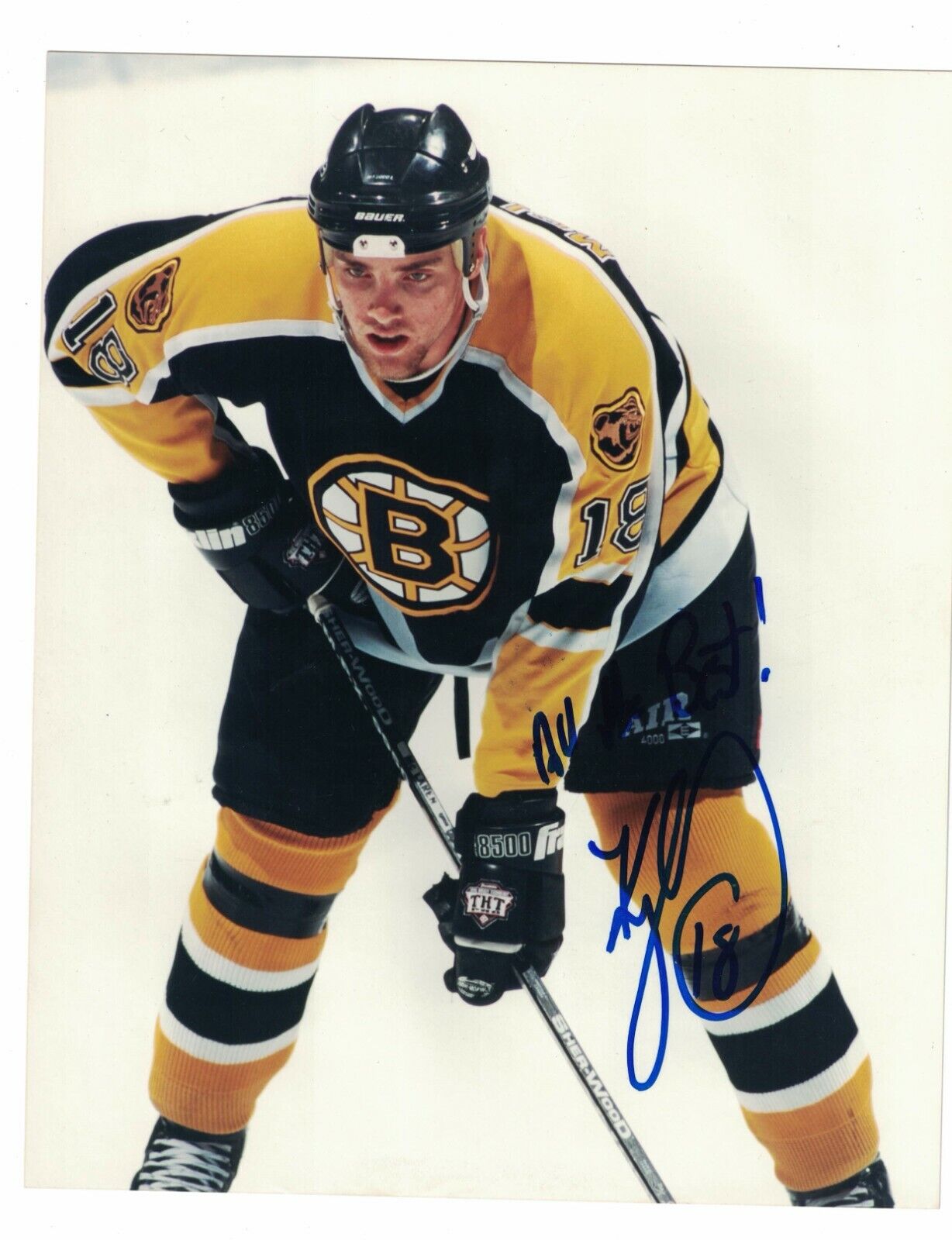 Kyle McLaren Signed 8 x 10