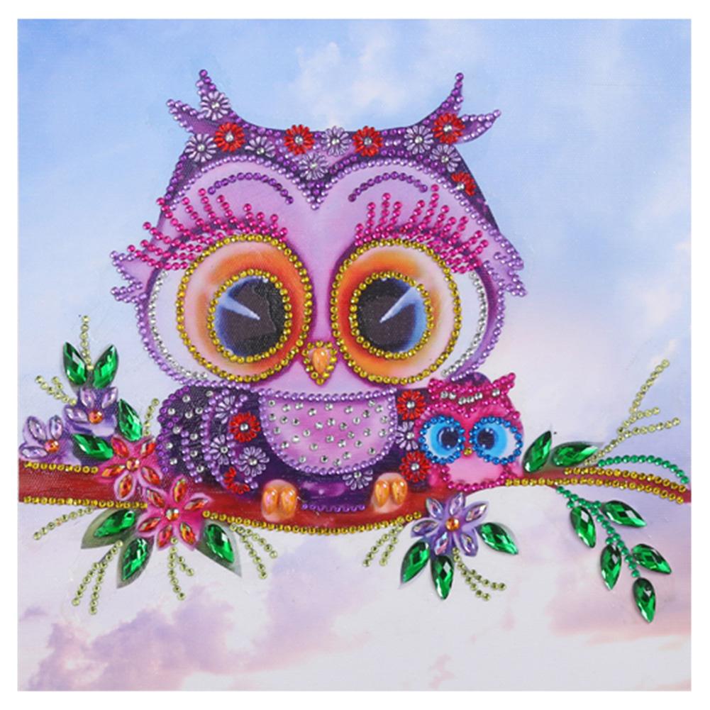 

Cute Owl - Special Shaped Diamond Painting - 30*30CM, 501 Original