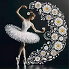 Ballet Girl-Crystal Rhinestone Diamond Painting