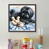Dog And Bear-11CT Stamped Cross Stitch 40*40cm/15.75*15.75in tapestrymarket