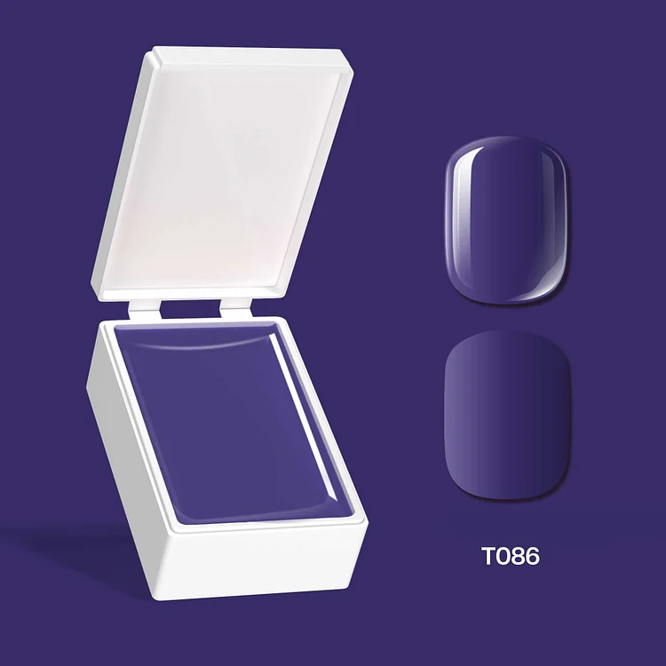 Dark Violet Blue Solid Cream Non-Flowing Gel