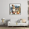 Christmas Gnomes And Elk-11CT Stamped Cross Stitch 40*40cm/15.75*15.75in tapestrymarket