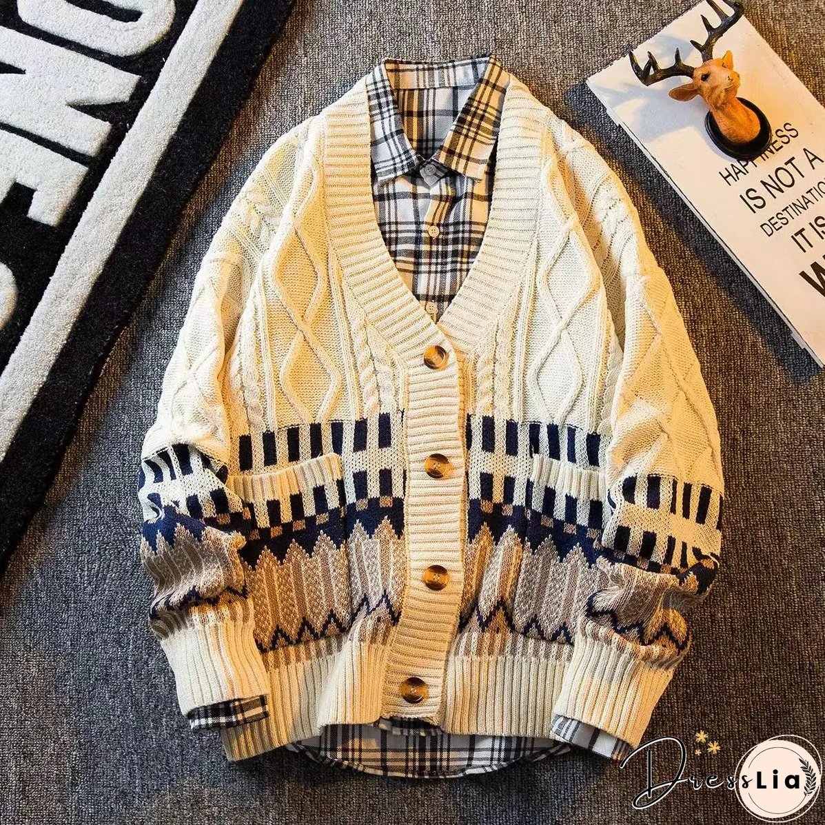 Ashland Wool Blend Knitted Cardigan