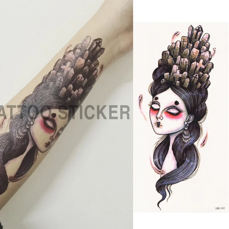 1pcs Watercolor Flower Temporary Body Tattoo so Beautiful can be used for Shoulder,thigh, or Back Body decor