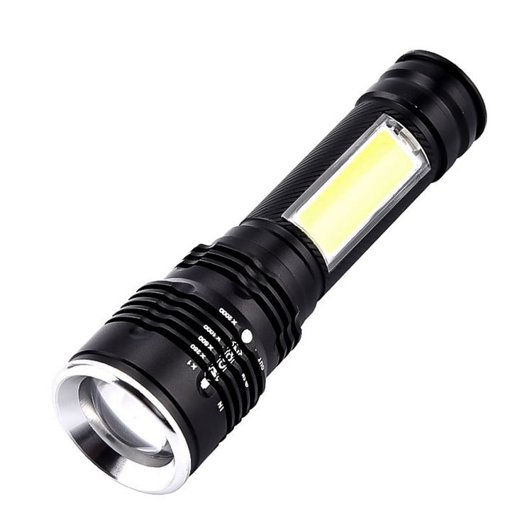 Outdoor COB Dimming Flashlight Mobile Phone Emergency Rechargeable Torch