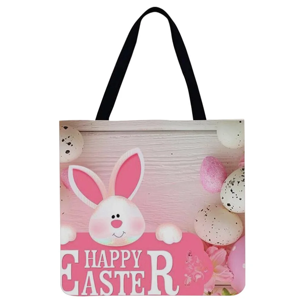 Linen Tote Bag -  Easter