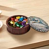 Diamond Painting Snack Box Kit Art Decor Round Snack Box Handmade Art Decoration