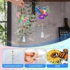 2pcs Flower Bird Diamond Painting Double-sided Crystal Window Suncatcher Craft Set Birthday Gifts Home Garden Decor Hanging Kit