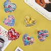 6Pcs Acryl Cupcake Clips - 5d DIY Handwerk Modeaccessoires