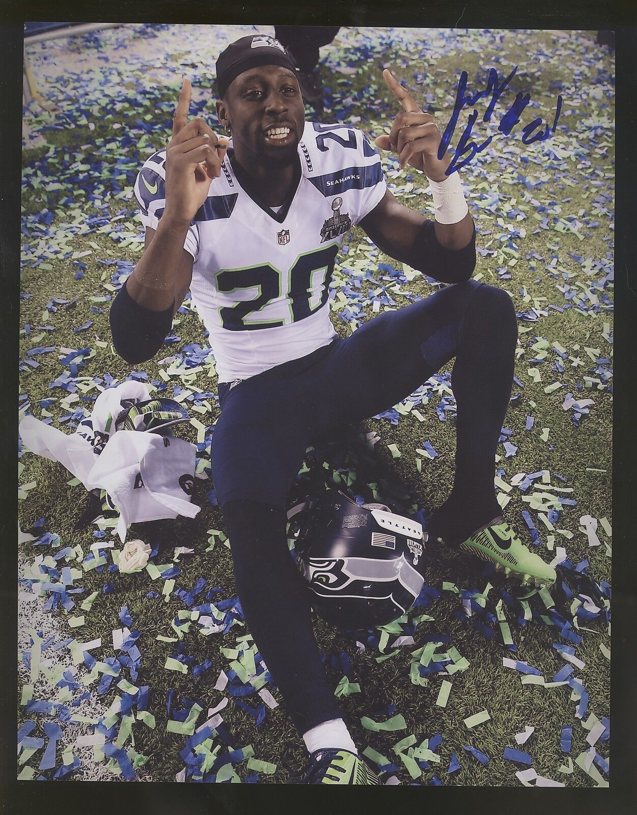 Jeremy Lane 8x10 Photo Poster painting Autographed Signed AUTO Seahawks SB XLVIII Champ SPH 0346