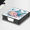 Blue Butterflies PU Diamond Painting Notecard Box 5D DIY Diamond Art Note B