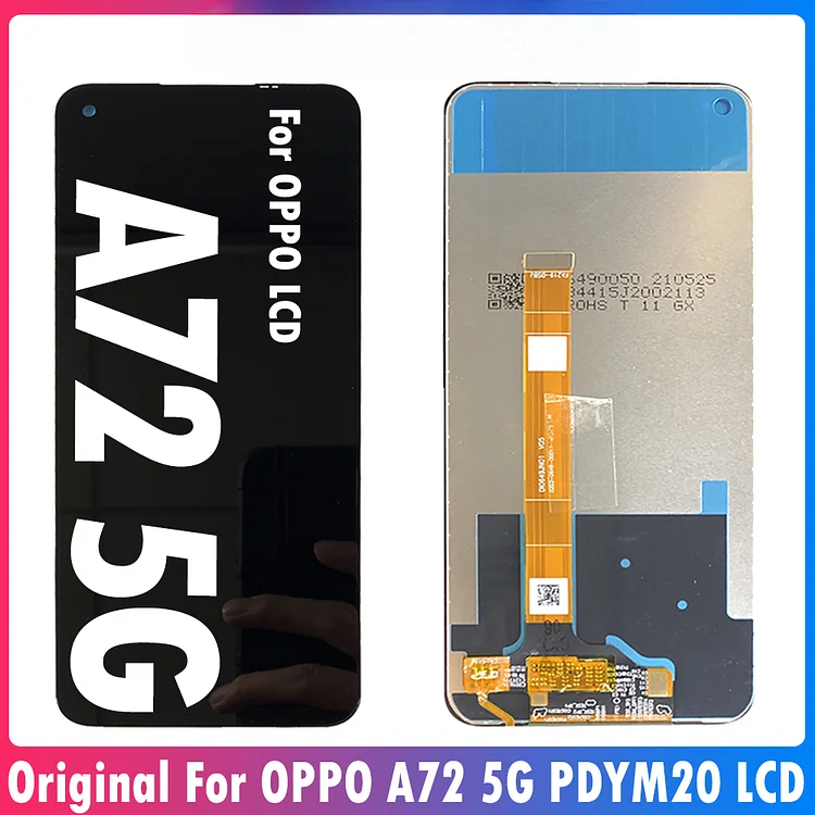 6.5'' Original For Oppo A72 5G LCD Display Touch Screen Digitizer Assembly Replacement For Oppo A72 5G PDYM20 LCD Repait Parts