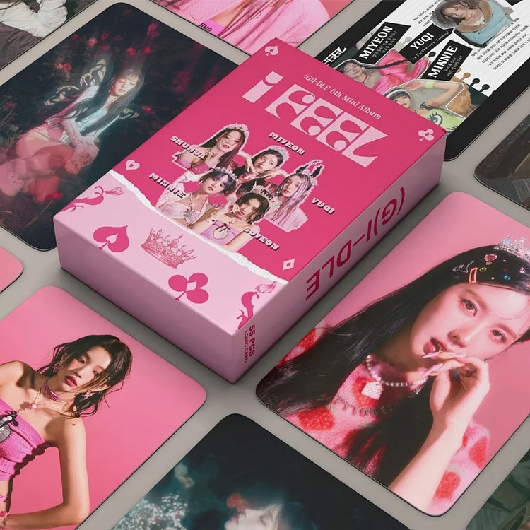 G)I-DLE Album I Feel Pink 55 sheets Photocard