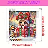 Snow Girl - Diamond Painting - Partial Special Shaped Drill(Canvas|30*30cm)