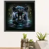 （AB/Round Drills)Black Panther-Full Diamond Painting 40*40CM