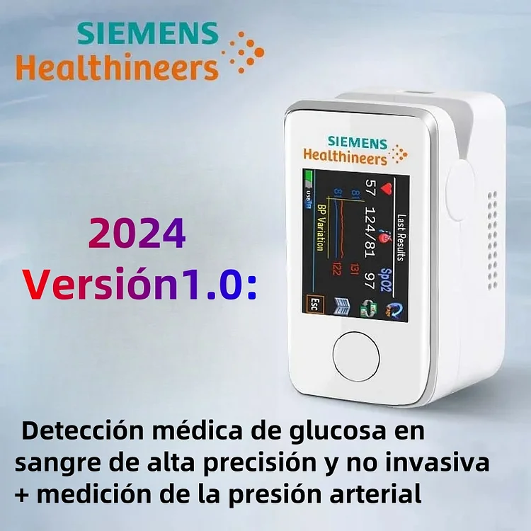 【Importado de Alemania】Medidor de glucosa en sangre no invasivo de alta precisión Siemens para pruebas de todo el cuerpo con un solo clic
