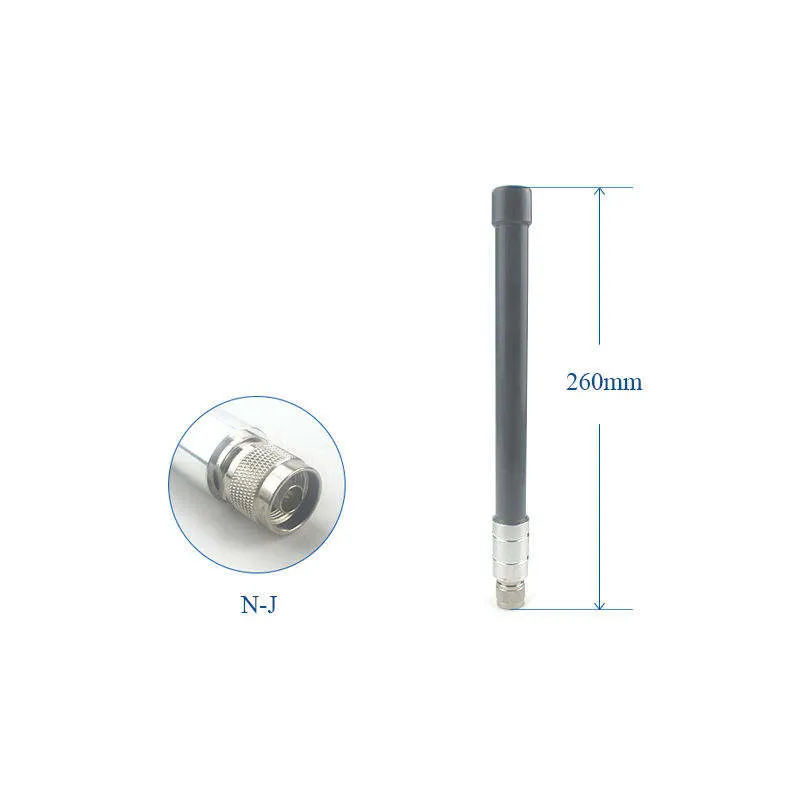 2.4ghz/5.8ghz N-J 8.0dBi fiber glass wireless communication antenna wifi antenna 20km