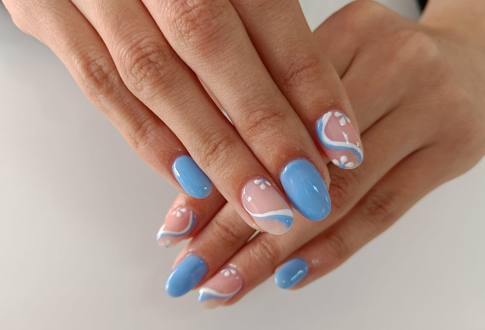 1. Sky Blue Nail Art Designs - wide 11