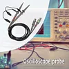 2pcs P6100 100MHz 1X 10X Scope Clip Test Probes BNC Oscilloscope Probe Kit