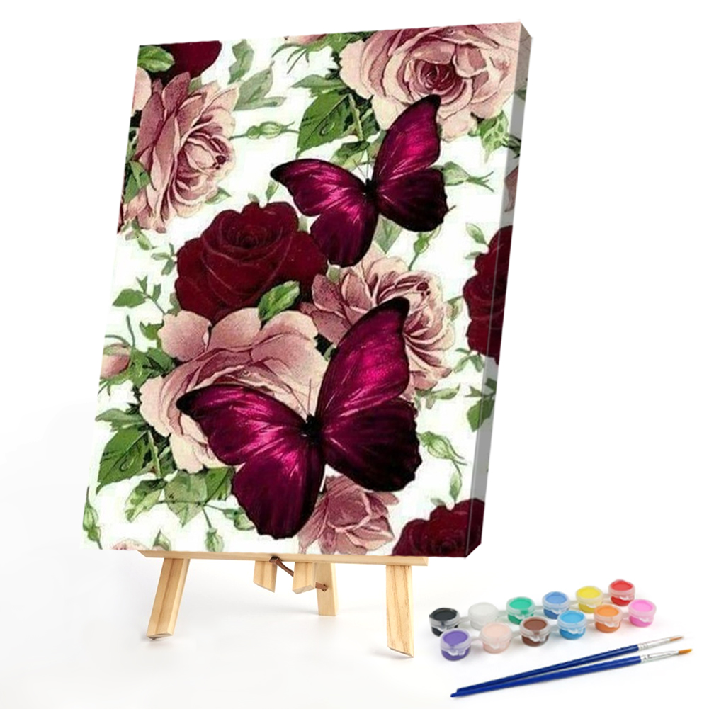 

40*50CM - Paint By Numbers - Butterfly, 501 Original