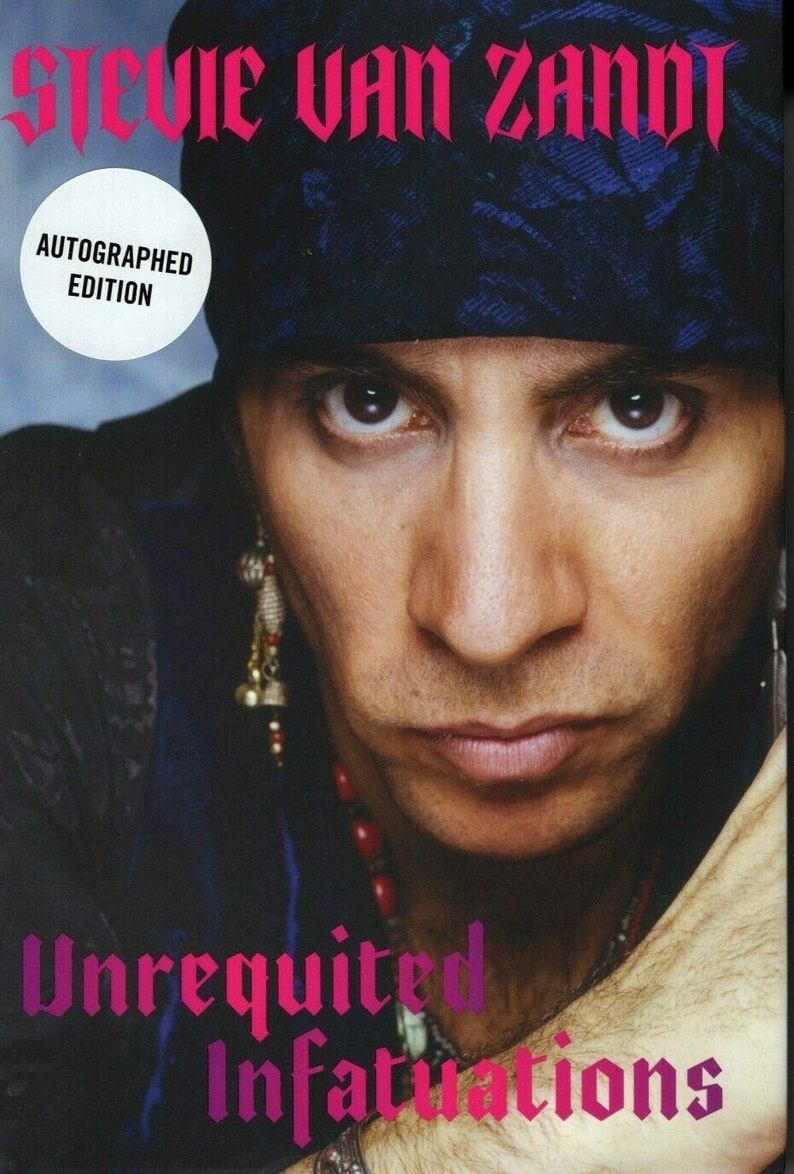 Stevie van zandt signed autographed 1st edition book