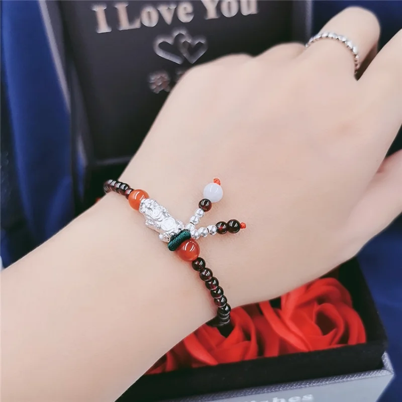 PiYao Punk Garnet Bracelet